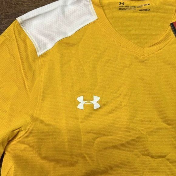 New NWT Mens Under Armour Threadborne Fitted Short Sleeve Wicking T-Shirt Medium - Picture 2 of 3